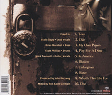 Load image into Gallery viewer, Creed - My Own Prison back compact disc cover artwork.