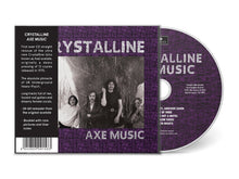 Cargar imagen en el visor de la galería, CD and cover of 'Crystalline' by Axe Music on a white background