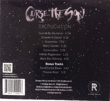 Load image into Gallery viewer, Curse The Son - Excruciation back compact disc cover.