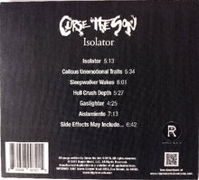 Charger l'image dans la galerie, Curse The Son - Isolator back compact disc cover.