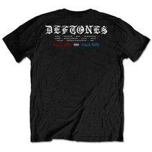 Load image into Gallery viewer, Deftones Unisex T-Shirt:  Static Skull (Back Print)