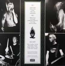 Charger l'image dans la galerie, Album cover with black and white images of band members and tracklist.