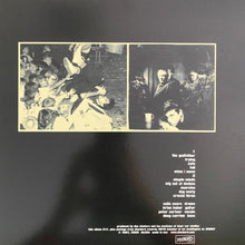 Load image into Gallery viewer, Album cover with black and white images of people and text on a dark background