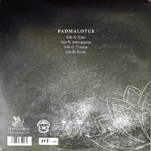 Charger l&#39;image dans la galerie, Back cover of a vinyl record with text and a logo on a dark background