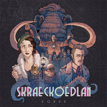 Cargar imagen en el visor de la galería, Album cover with stylized illustration of people and a large creature, featuring the text 'SKRAECKOEDLAN' and 'EORPE'.