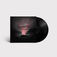 Cargar imagen en el visor de la galería, Damaged: Superlynx - Electric Temple splattered vinyl record.