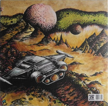 Cargar imagen en el visor de la galería, Album cover with a futuristic spaceship on a alien landscape