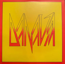 Cargar imagen en el visor de la galería, A vinyl record album cover with a yellow background and the band name 'Danava' written in red stylized text.