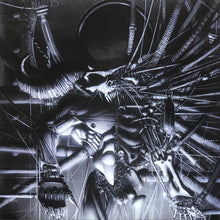 Load image into Gallery viewer, Black and white mechanical artwork with intricate details