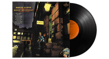 Cargar imagen en el visor de la galería, Vinyl record with 'Ziggy Stardust' album cover featuring a city street scene.