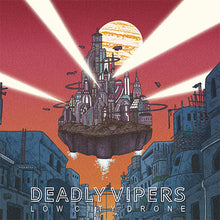 Load image into Gallery viewer, Deadly Vipers - Low City Drone front compact disc cover artwork.