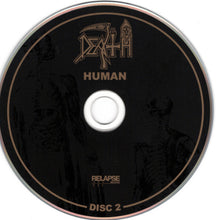Cargar imagen en el visor de la galería, CD disc with 'Death' logo and text on a black background