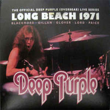 Load image into Gallery viewer, Deep Purple - Live In Long Beach 1971 front compact disc cover artwork.