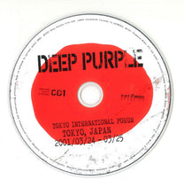Load image into Gallery viewer, Deep Purple - Live In Tokyo 2001 compact disc 1.