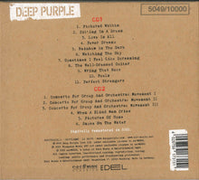 Load image into Gallery viewer, Deep Purple - Live In Tokyo 2001 back compact disc cover artwork.