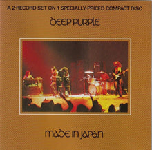 Load image into Gallery viewer, Deep Purple - Made In Japan front compact disc cover artwork.