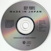 Load image into Gallery viewer, Deep Purple - Made In Japan compact disc.