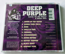 Cargar imagen en el visor de la galería, Back cover of a Deep Purple album with tracklist on a white background
