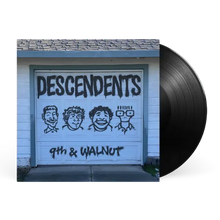 Load image into Gallery viewer, Vinyl record with a cover featuring 'Descendents' and '9th &amp; Walnut' text and illustrations.
