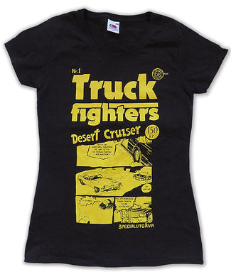 Truckfighters - Female T-Shirt:  Desert Cruiser (Black)