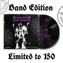 Charger l'image dans la galerie, Vinyl record and cover with 'Desert Druid Acid Caravan' and 'The Vvitch' branding on a white background.