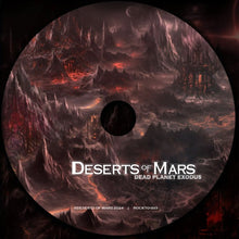 Charger l'image dans la galerie, Album cover for 'Deserts of Mars' with a dark, otherworldly landscape.