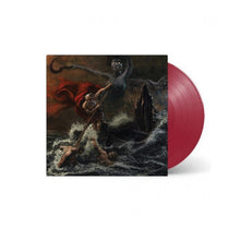 Cargar imagen en el visor de la galería, Vinyl record with a red cover featuring a fantasy design on a white background