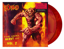 Cargar imagen en el visor de la galería, Album cover art for Dio&#39;s &#39;The Very Beast of Dio Vol. 2&#39; featuring a illustration of a horned creature with a fiery background.
