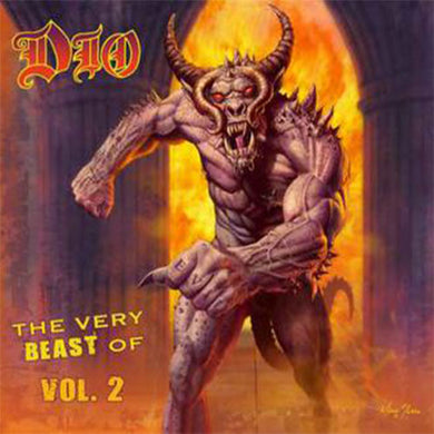 Front cover of Dio - The Very Beast Of Dio, Vol. 2 (Vinyl/Record) with a beast running.