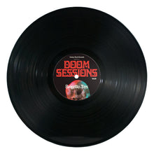 Load image into Gallery viewer, Vinyl record with &#39;Doom Sessions Vol.4&#39; label on a white background