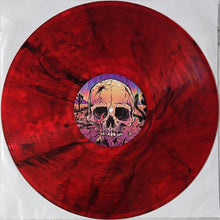 Charger l'image dans la galerie, Red vinyl record with a skull design on a white background