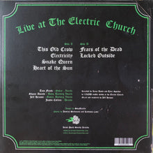 Cargar imagen en el visor de la galería, Duel - Live At The Electric Church back vinyl record cover.