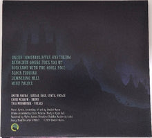 Cargar imagen en el visor de la galería, Dungeon Weed - Mind Palace Of The Mushroom God back compact disc cover artwork.