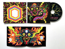 Charger l'image dans la galerie, Colorful album cover with abstract designs and a CD on a white background