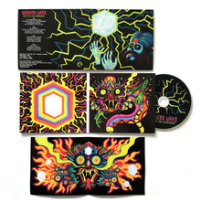 Charger l'image dans la galerie, Music album packaging with colorful designs and a CD on a white background