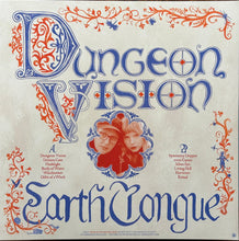 Cargar imagen en el visor de la galería, Album cover for 'Dungeon Vision' by Earth Tongue with decorative text and illustrations.