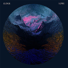 Charger l'image dans la galerie, Album cover with a stylized planet or moon, featuring purple and blue hues, with 'Elder' and 'Lore' text at the top corners.