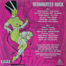 Load image into Gallery viewer, Electric Frankenstein - Reanimated Rock back vinyl record cover artwork.