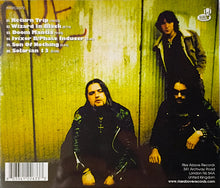 Charger l'image dans la galerie, Album cover with band members and tracklist on a textured yellow background
