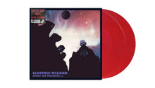 Load image into Gallery viewer, Vinyl record with a cover featuring a silhouette and cosmic design, labeled 'Electric Wizard'.