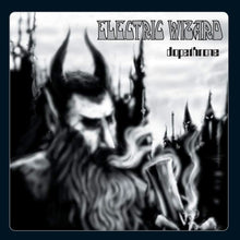Charger l&#39;image dans la galerie, Album cover for &#39;Dopethrone&#39; by Electric Wizard featuring a figure with horns and a smoking pipe.
