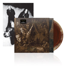 Charger l'image dans la galerie, Vinyl record with cover featuring artistic design and black and white photo of people, on a white background.