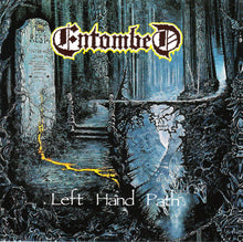 Charger l'image dans la galerie, Album cover for 'Left Hand Path' by Entombed featuring a墓地场景 with tombstones and a path.