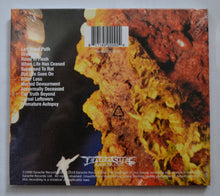 Charger l'image dans la galerie, Back cover of a music album with text and a logo on a white background