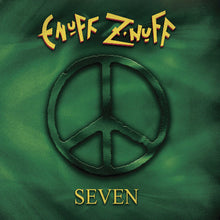 Cargar imagen en el visor de la galería, Album cover with &#39;Enuff Z&#39;Nuff&#39; and peace symbol on a green background