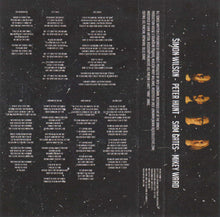Charger l'image dans la galerie, Back cover of a music album with text and album art on a black background