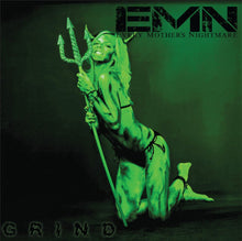 Charger l&#39;image dans la galerie, Person in green with a trident on a dark background, featuring the text &#39;Every Mother&#39;s Nightmare&#39; and &#39;Grind&#39;.
