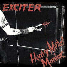 Charger l'image dans la galerie, Album cover for 'Heavy Metal Maniac' by Exciter with a person holding a knife.