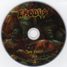 Charger l&#39;image dans la galerie, CD cover with &#39;Exodus&#39; and &#39;Jam Camps&#39; text on a dark background