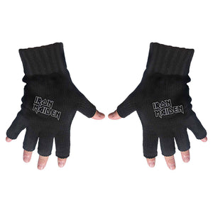 Iron Maiden Unisex Fingerless Gloves:  Logo